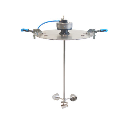Rührwerk mit Deckel für 60 Liter Fass - Antrieb ATEX Zone 1