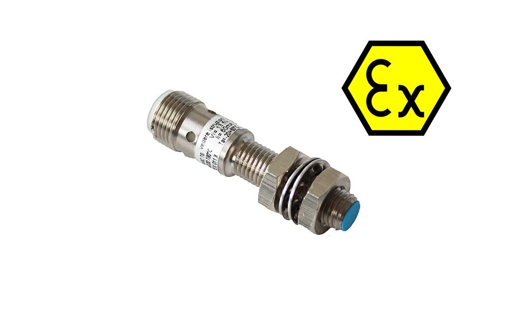 Drehzahlsensor NAMUR 2 Leiter, mit 5m Kabel, IP68, ATEX II 1GD Zone 0;20