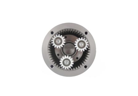 Getriebe 1:2 für PTM Antriebe 1800/3600, Gehäuse Aluminium eloxiert