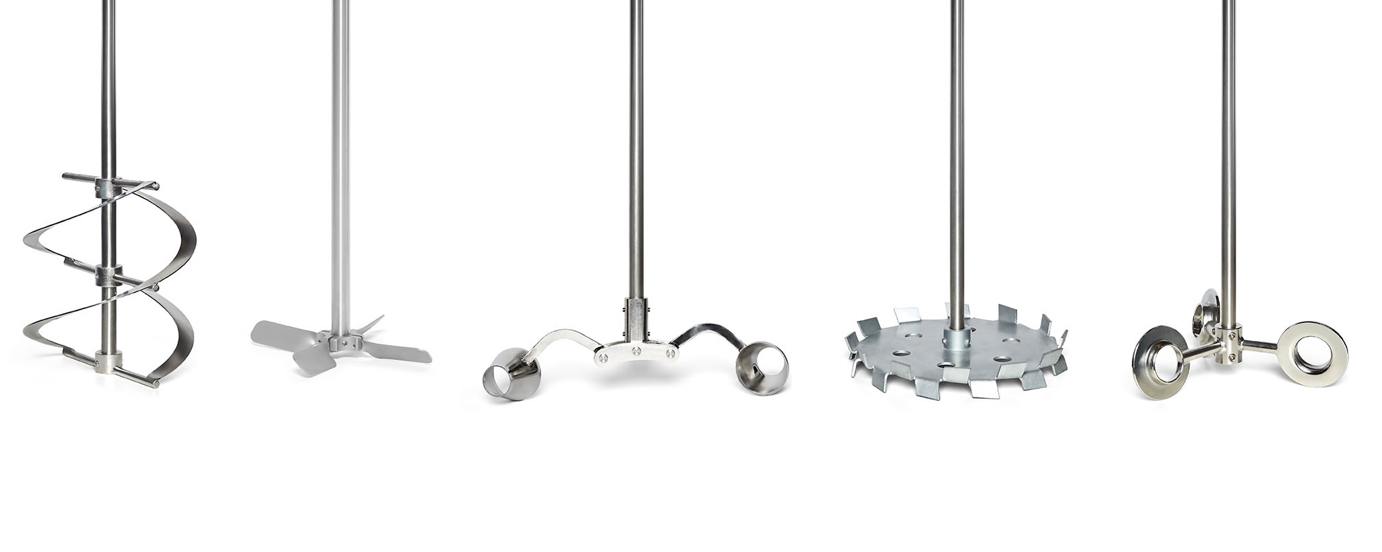 Rührorgane aus Edelstahl für PTM Rührwerkstechnik